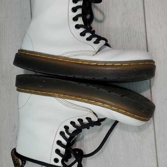 Doc Dr.Martens Zavals J Kids Ankle Leather Lace Up Boots shoes sz US12 - Picture 8 of 13